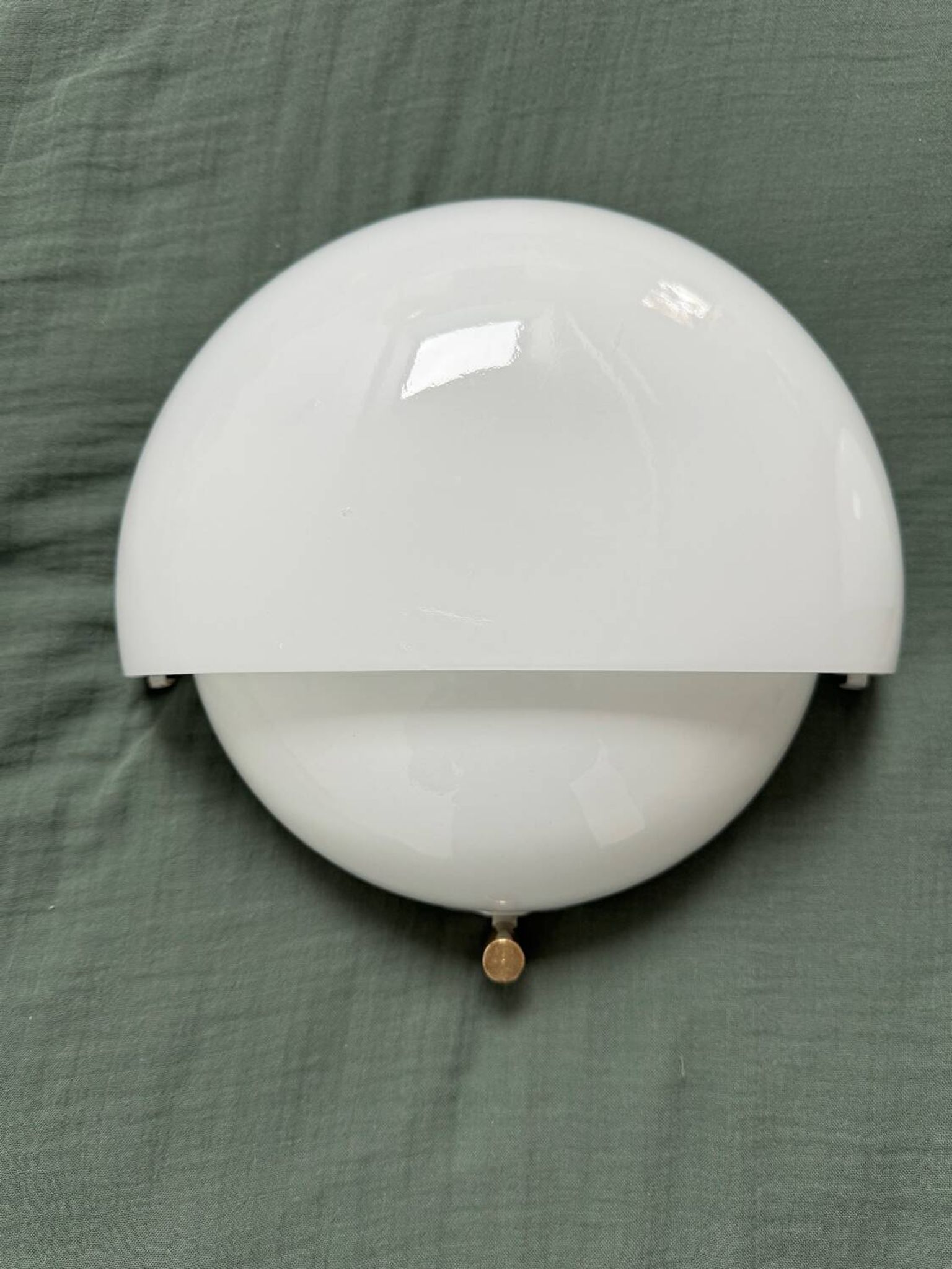 Vintage Murano glass wall lamp by Vico Magistretti for Artemide / Mania / Space Age