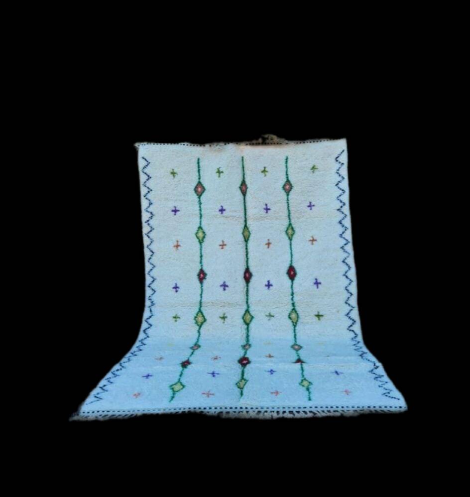 Authentic Azilal Berber Rug - "Glow of the Atlas"