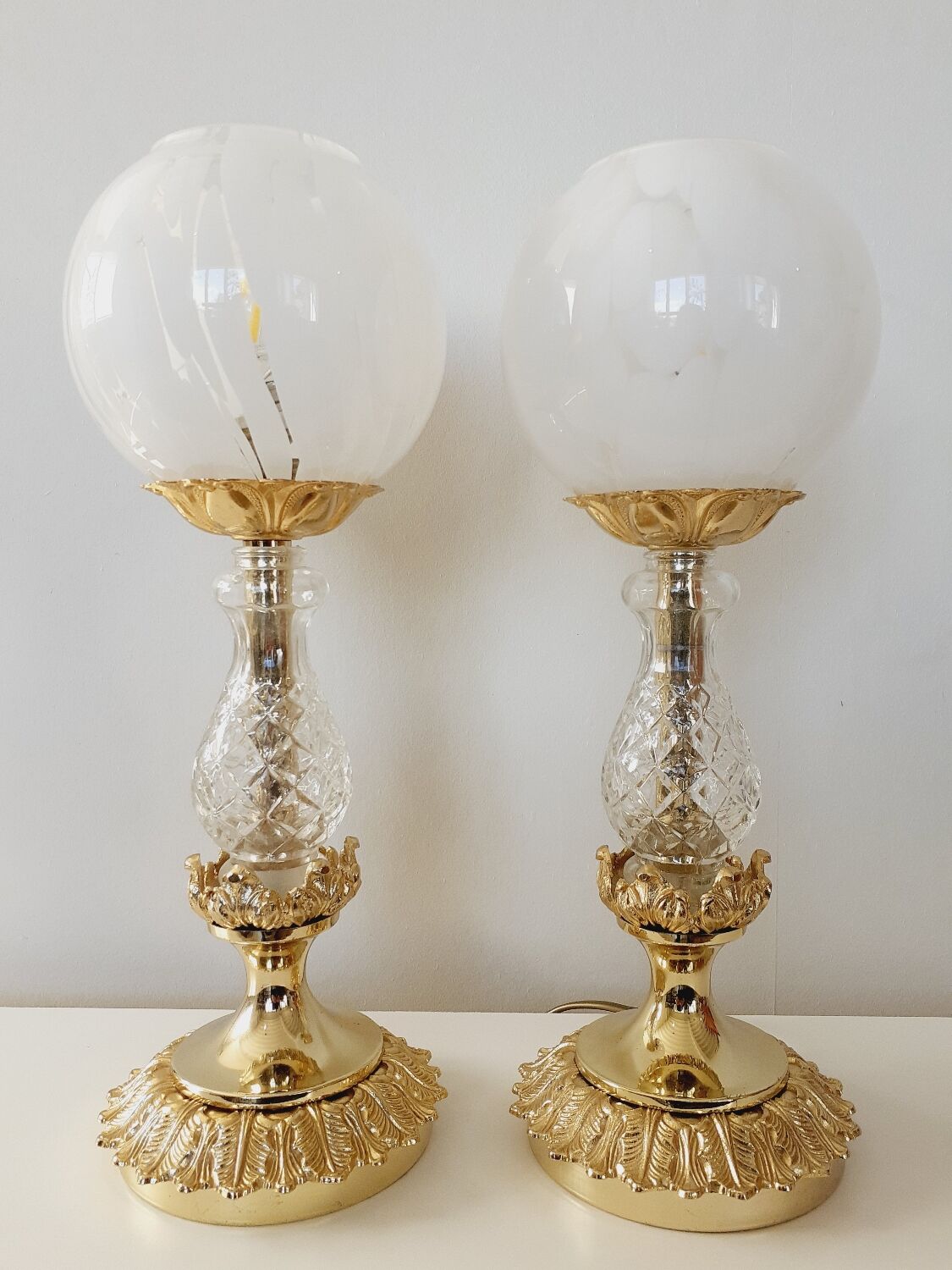 Paire de lampes