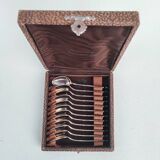 12 silverplated mocca spoons