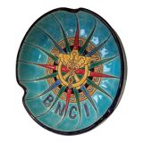 Cup or empty pocket with Epnamels of Longwy advertising