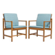 Danish armchairs by Borge Mogensen 1960s