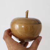 Wooden box, artisanal turning