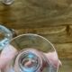 Lot of 6 Daum engraved crystal glasses