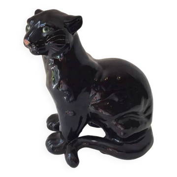 Black Panther Sculpture Made in Italy Vintage