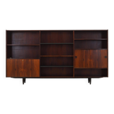 Rosewood bookcase, Danish design, 1970s, manufactured by Farsø Møbelfabrik