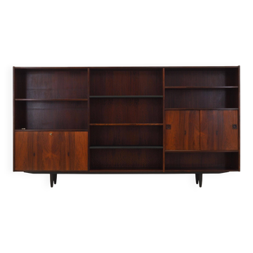 Rosewood bookcase, Danish design, 1970s, manufactured by Farsø Møbelfabrik