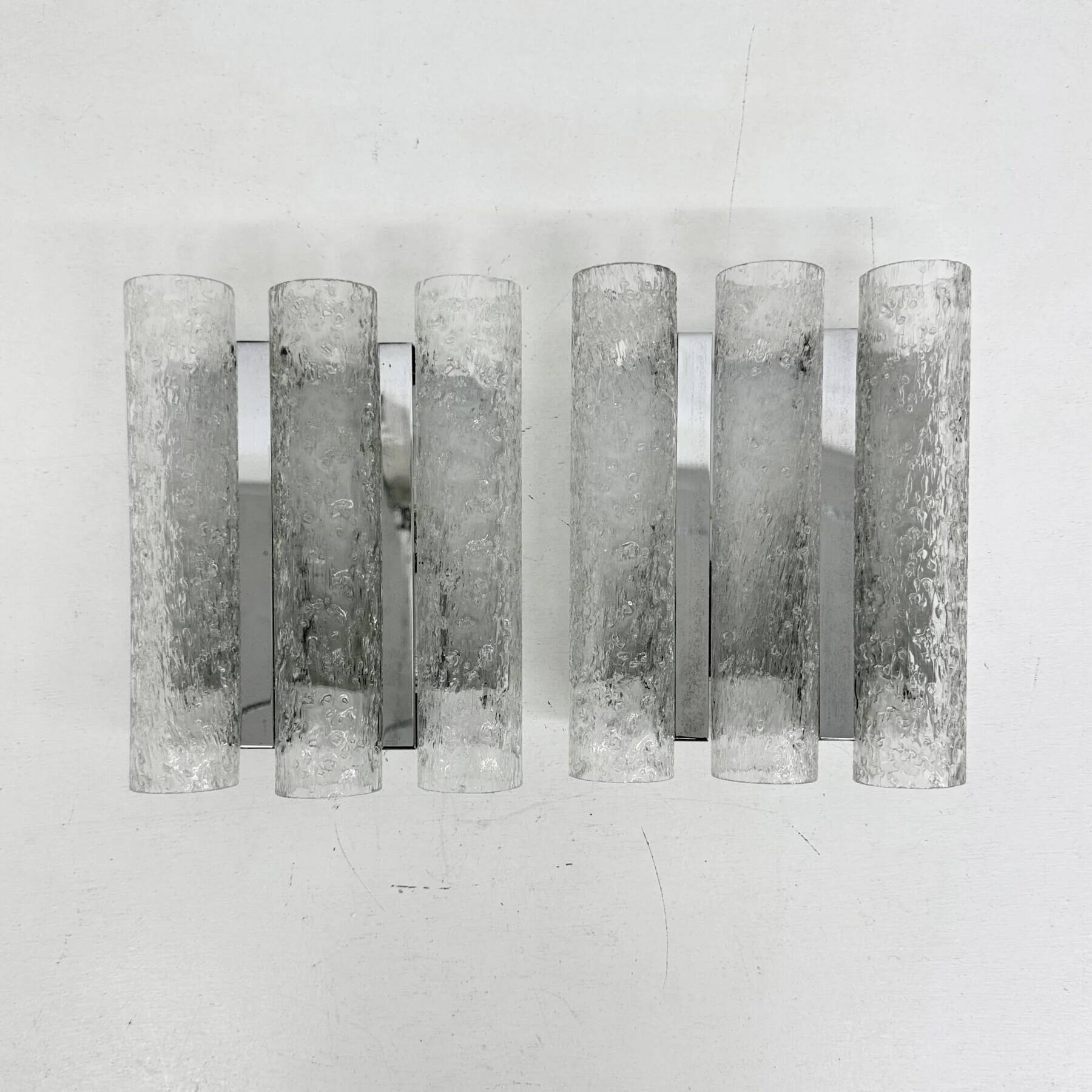 Mid-century design Doria Leuchten wall lamps sconce, 1970s
