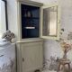 Corner display cabinet from the 1950s