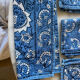 Set of 6 vintage printed towels