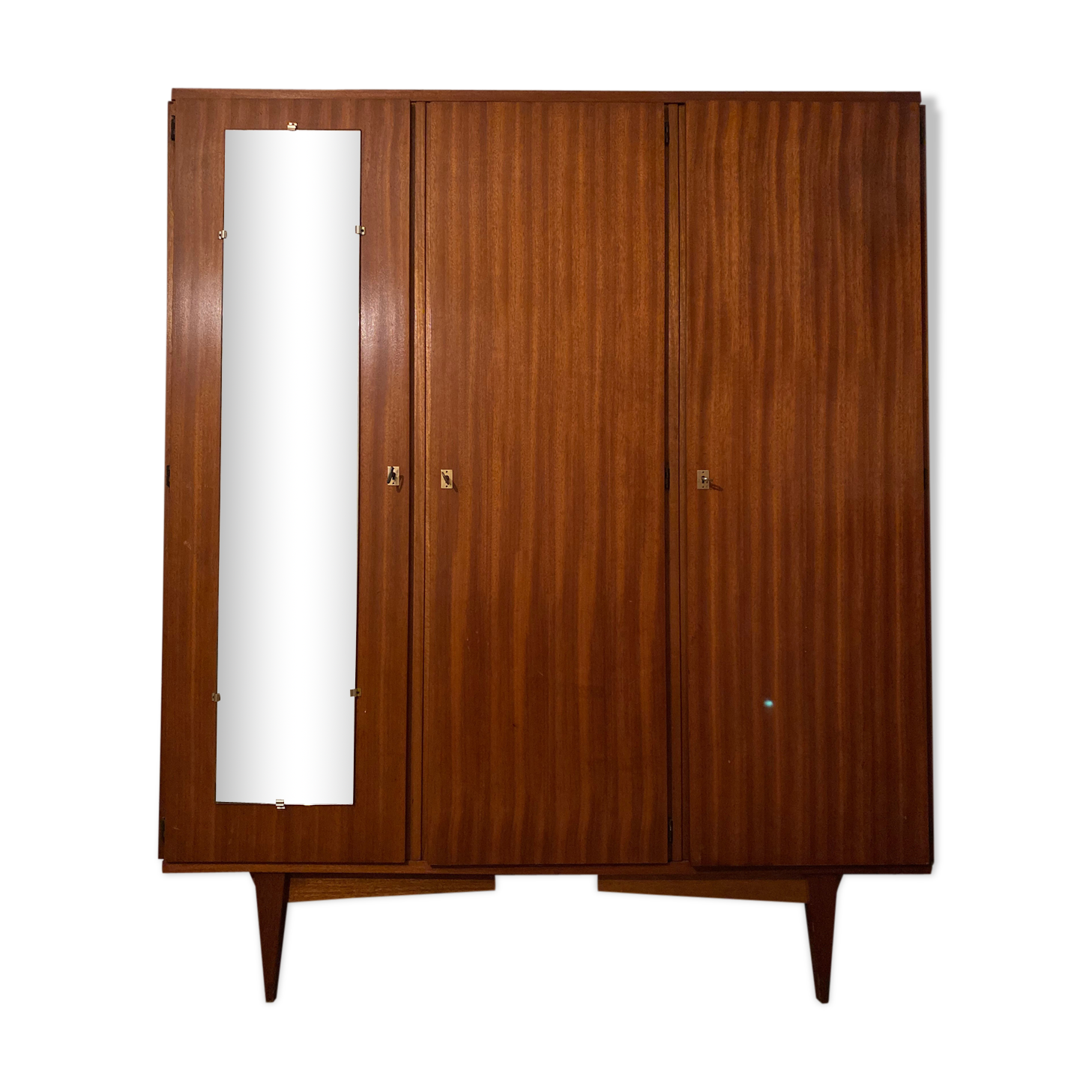 60s wood cabinet, 3 doors