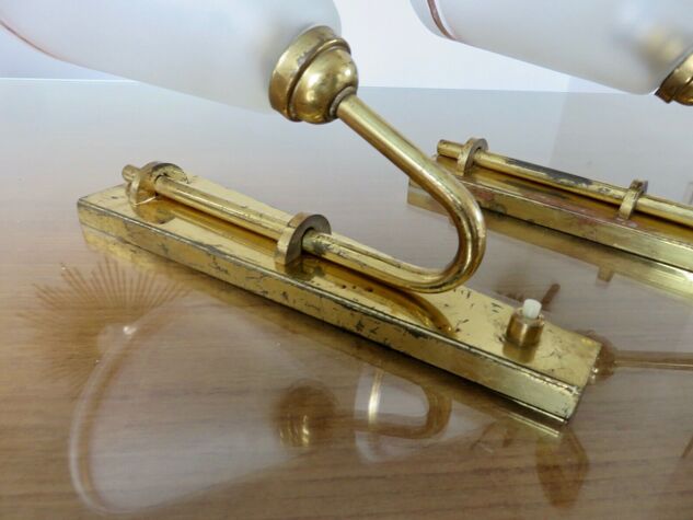 Paire de grandes appliques art deco 1930