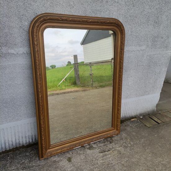 Large antique mirror Louis Philippe