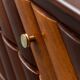 SIDEBOARD VINTAGE IN LEGNO CON DETTAGLI IN OTTONE ANNI ’60 MODERNARIATO