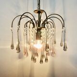 Crystal chandelier "water drop" in Murano glass, Italy