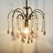Crystal chandelier "water drop" in Murano glass, Italy