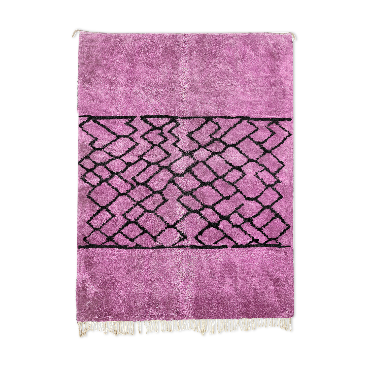 Modern Moroccan carpet pink