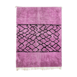 Modern Moroccan carpet pink