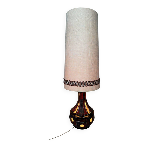 Lampe de sol vintage XL en fat lava