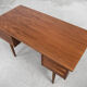 Classic vintage mid-century scandinavian modern teak desk with drawers, 1960s