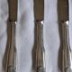 2x7 knives model Coquille or Vendôme silver-plated/stainless steel