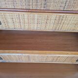 Rattan chest of drawers circa 1970, Dal Vera