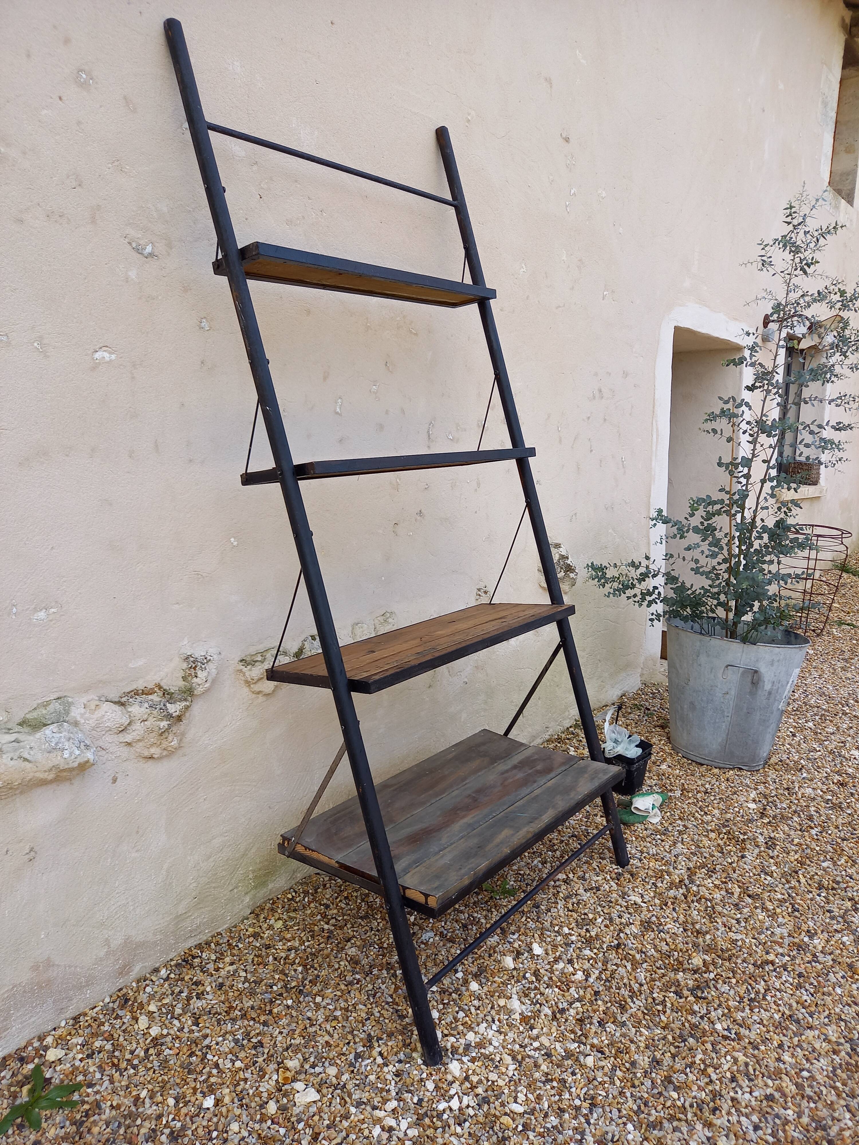 Iron and wood shelf