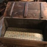 Box Pétrin in oak XIXeme decapé