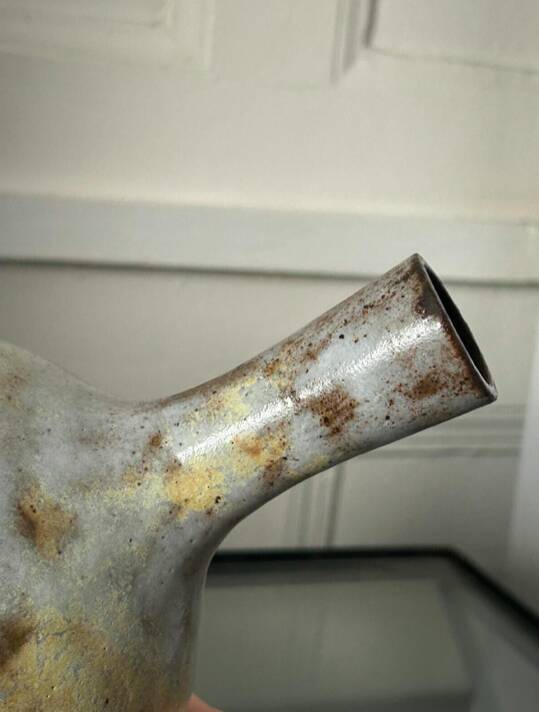 Alexandre Kostanda - Ball Vase - Stoneware - 18.5 cm - Vallauris