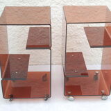 Michel Dumas bedside tables from the 70s