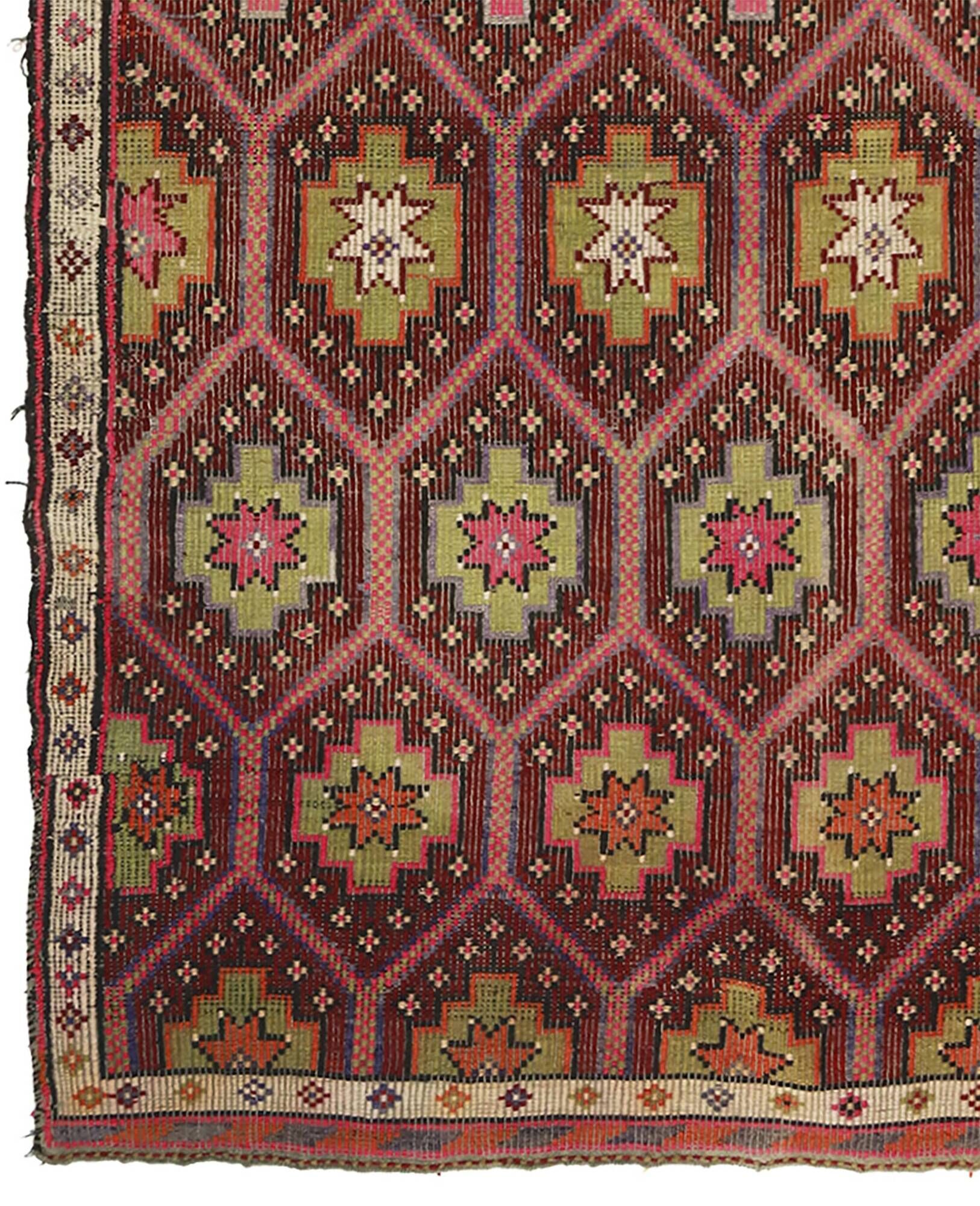 Grand Kilim Turkish Anatolia 167x300 cm Geometric Vintage Handwoven