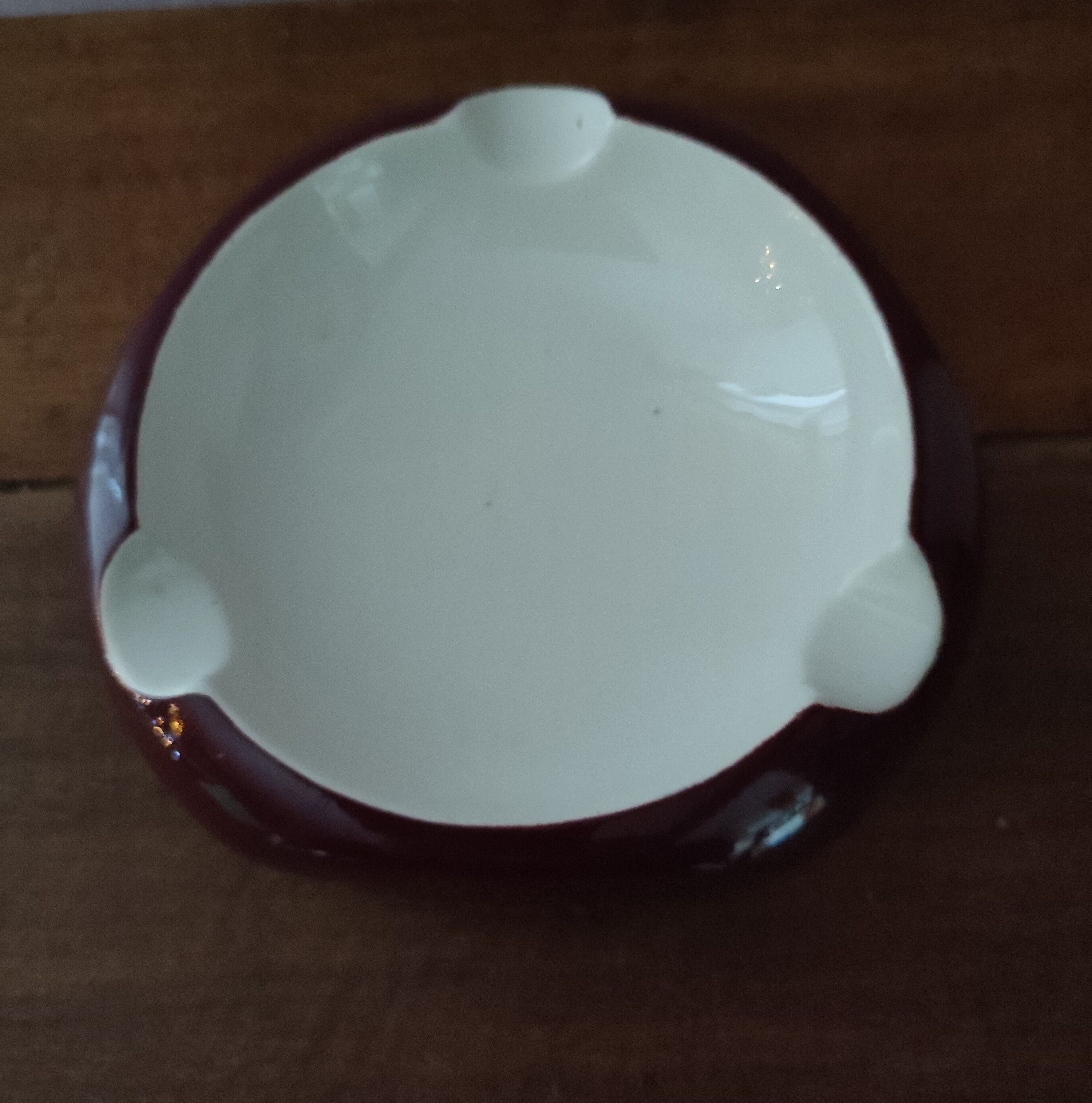 Orchies vintage ceramic bar advertising ashtray