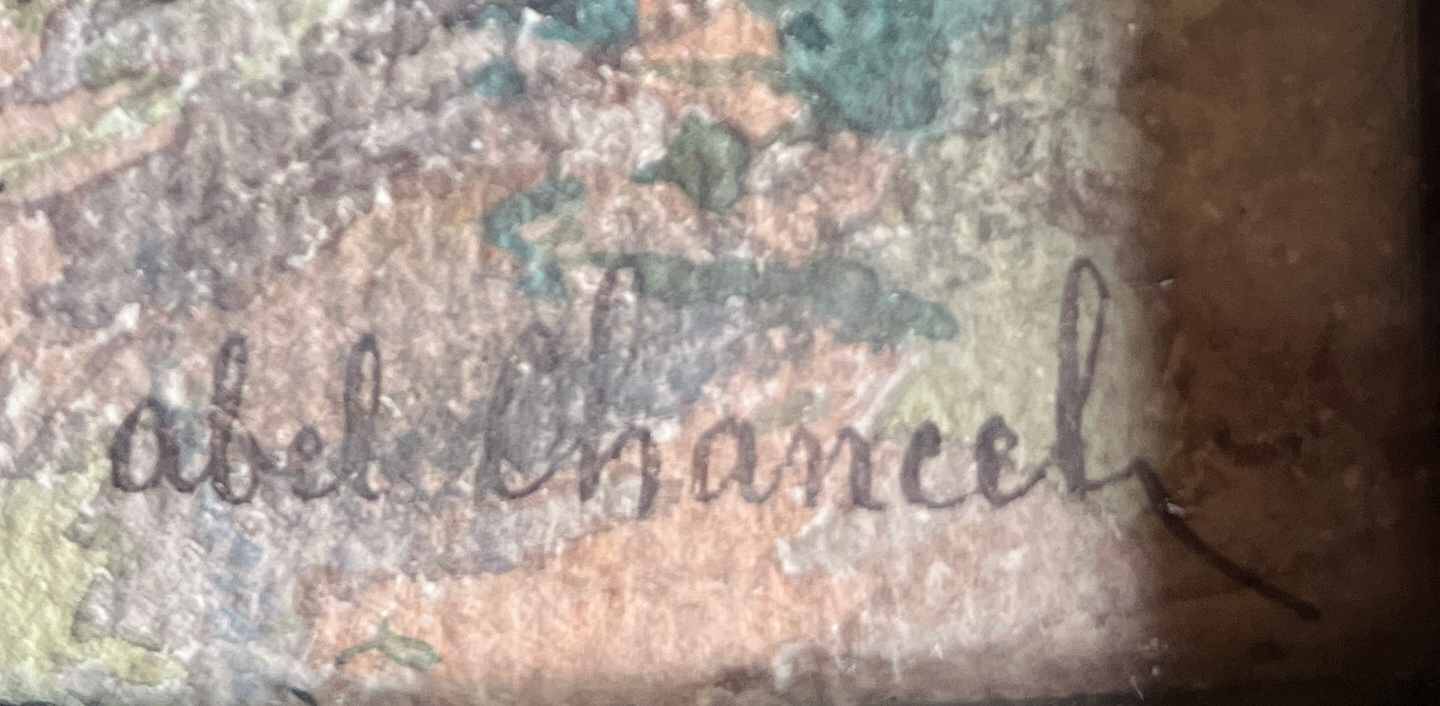 Table 2x Watercolours by Abel Chancel (1847-1917) School of Fontainebleau