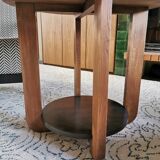 Old wooden art deco table