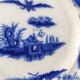 Vintage plate in fine earthenware