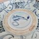 Ancient porcelain dish from China, Ming dynasty.