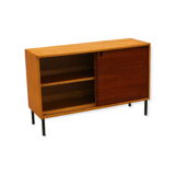 Vintage sideboard with sliding doors made in the 60s