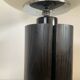 70s lamp in opaline and brown beech