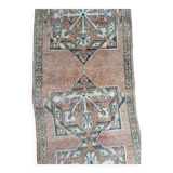 Colorful Boujad Moroccan rug - 296 x 98 cm