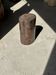 Brown petrified wood side table H46 D29 - 3338