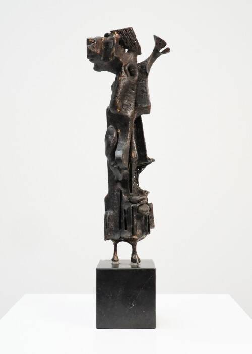 Roger Bonduel, Rare Abstract Bronze Sculpture