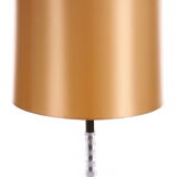 Floor lamp with glass tubes and brass details, 1960s