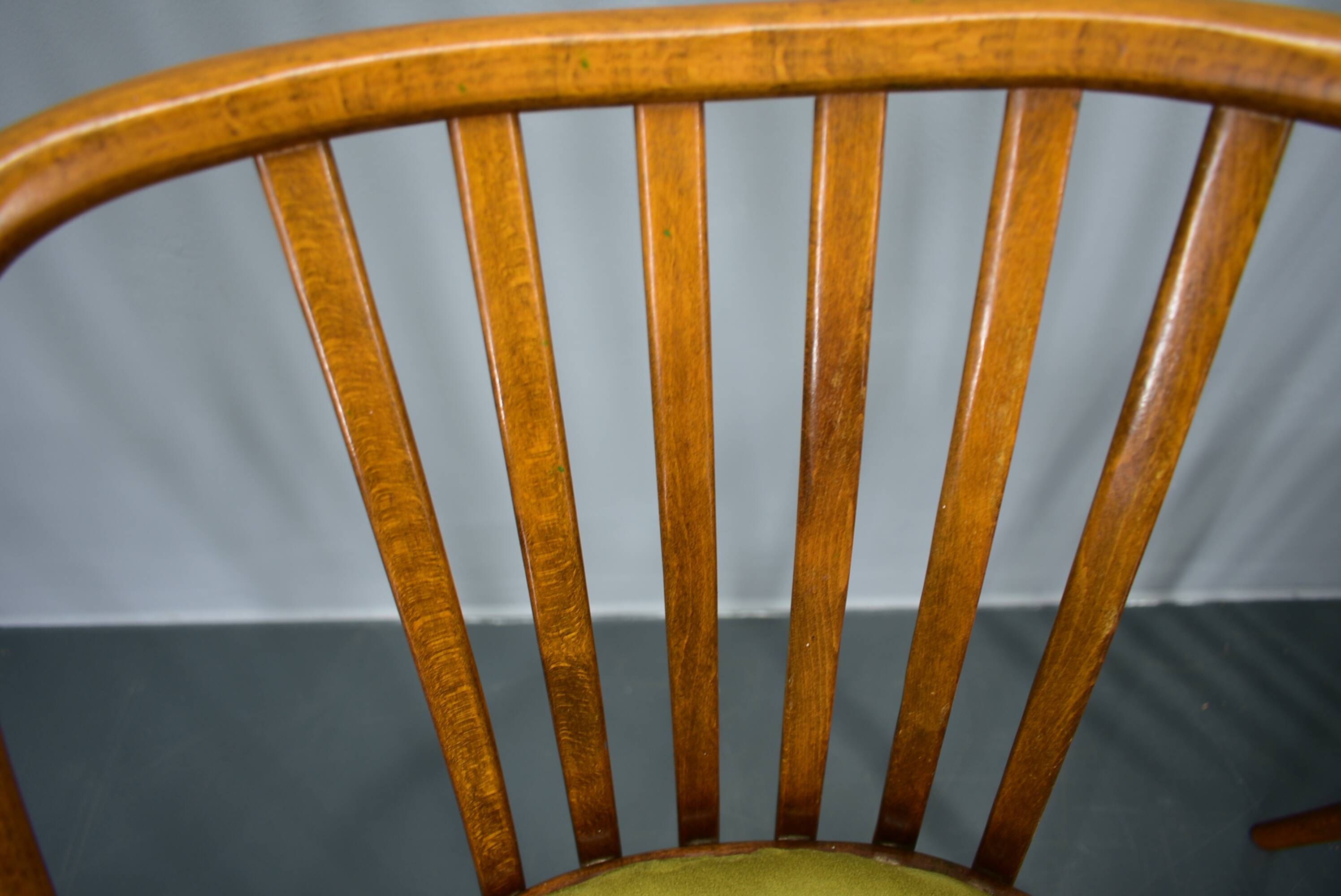 1960s Antonin Suman beech dining chairs, set of 4