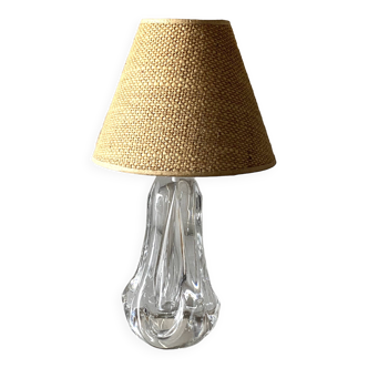 Crystal lamp with lampshade