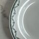 Set of 12 flat plates in Saint Amand earthenware, 22.5cm.