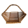 Vintage bamboo basket from the 60s
