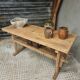 Old workbench side table bathroom furniture oak/beech 60x160cm