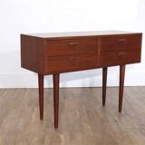 Danish teak side table K Kristiansen