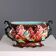 Antique ceramic jardinière with slip decoration, Europe, 20th century