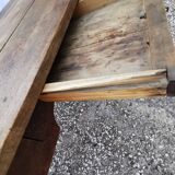 Old vintage wooden desk